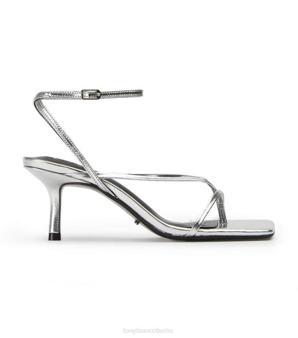 Stöckelschuhe| de Tony Bianco Frauen Avi-Absätze Silberfolie 4624167